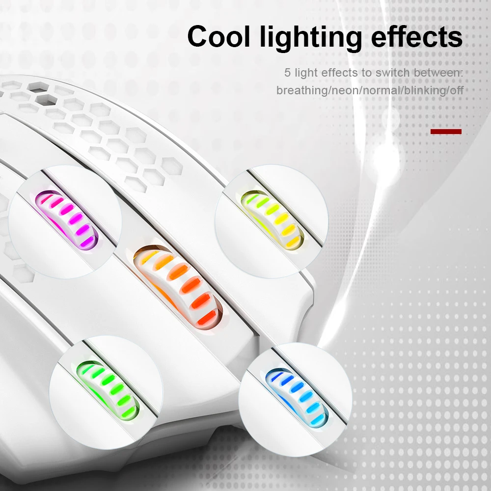 Redragon M585 Lightweight Wired Gaming Mouse - White Redragon M585 Lightweight Wired Gaming Mouse - White